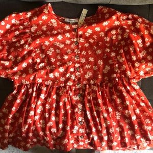 Madewell Medium Floral Blouse